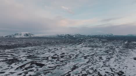 Ríos-Congelados-Y-Paisajes-Impresionantes-Desde-Arriba-En-Islandia---Antena