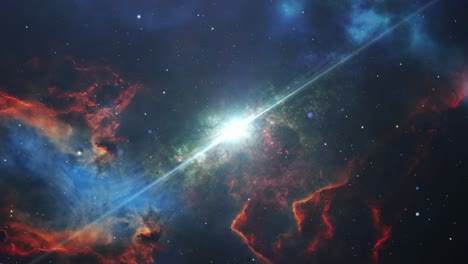 Universum,-Schöner-Nebel-Und-Sternhaufen