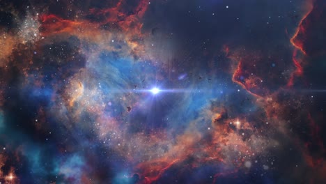 Sterne-Und-Nebel-In-Deep-Space-Animation,-Universum-4k