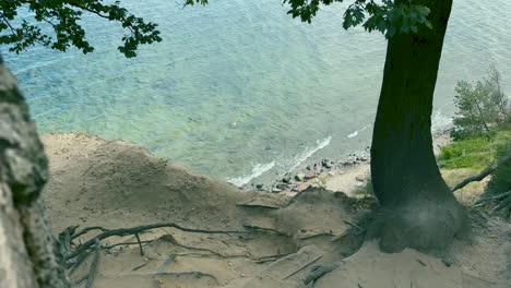 Looking-over-the-cliffs-at-Gdynia-Orlowo-Poland
