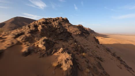 Felsformationen-In-Der-Nähe-Von-Zagora-In-Der-Wüste-Von-Marokko