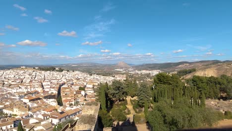 High-above-panorama-view-with-greenery-and-Antequera-city-skyline