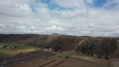 Aerial-Wind-Turbine-Field-in-Up-State-NY