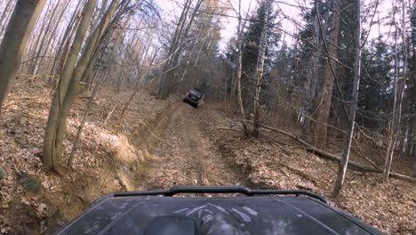Jeep-4x4-Off-roading-through-the-muddy-forest---GoPro-4k-window-view