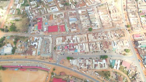 aerial-drone-view-kamatira-in-west-pokot,-kapenguria,-Kenya