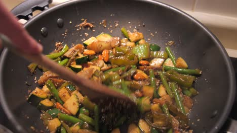 Nutritious-Vegetable-Meal-Stir-Fry-In-Wok