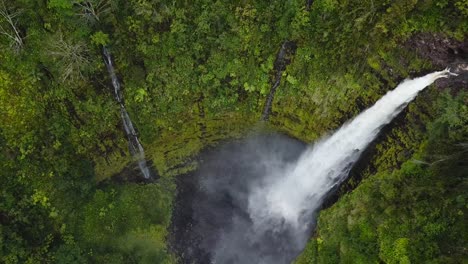 Drone-going-above-Akaka-falls-in-Hawaii