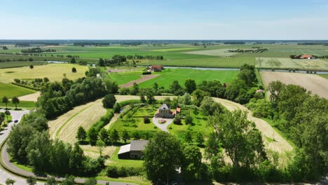 Restored-and-renovated-famous-country-home-in-Zeeuws-Vlaanderen,-Netherlands