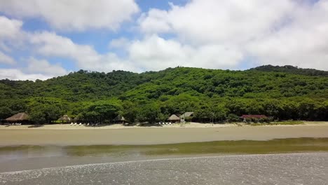 Drohnen-Luftvideo-Am-Strand-Von-Nicaragua,-San-Juan-Del-Sur,-Rivas