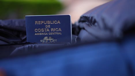 Pasaporte-De-Costa-Rica,-Costarricense,-Viajero,-America-Central
