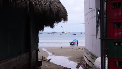 Nicaragua-,-San-Juan-Sur,-Beach-Village,-Nicaraguan,-Daniel-Ortega,-Coastal-Village