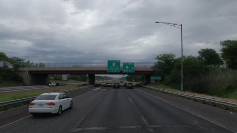 POV:-A-lot-of-traffic-on-the-roads-of-Chicago,-Illinois