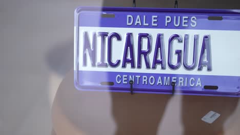 car-license-plate.-nicaragua-,-souvenir