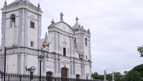 Departement-Rivas,-Nicaragua,-Nicaraguanische-Kolonialkirche,-Straßen,-Kolonialstadt