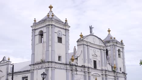 Arquitectura-Colonial,-Calles,-Departamento-De-Rivas,-Nicaragua,-Iglesia-Colonial-Nicaragüense