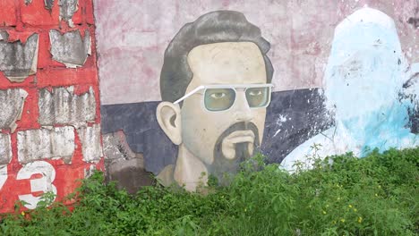 Straßengraffiti,-Rivas-Straßen,-Nicaragua,-Nicaragua,-Kolonialstadt,-Armenhäuser,-Nicaraguaner