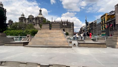 time-lapse-shot-in-the-model-of-the-templo-mayor-of-mexico-city