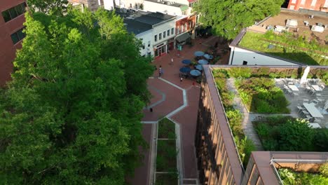 People-enjoy-outdoor-Downtown-Mall-in-Charlottesville-Virginia
