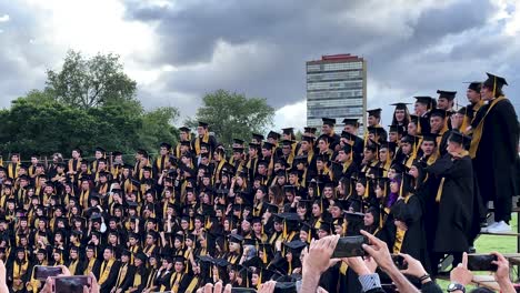 slow-motion-shot-of-unam-students-celebrating-their-graduation