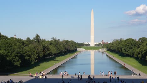 Blick-Auf-Das-Washington-Monument-Vom-Lincoln-Memorial