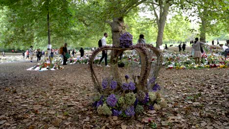 Beautiful-Handmade-Wicker-Floral-Crown-Tribute-For-Queen-Elizabeth-II-In-Green-Park