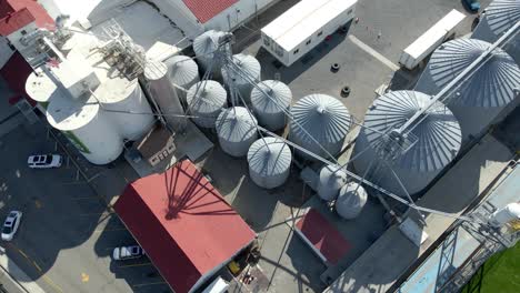 The-Lehi-Roller-Mills-silos-then-tilt-up-to-reveal-the-historic-landmark---aerial-view