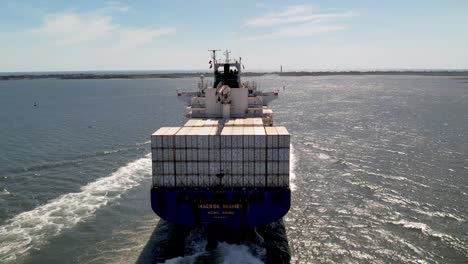 cargo-ship-in-cape-fear-river-near-southport-nc,-north-carolina