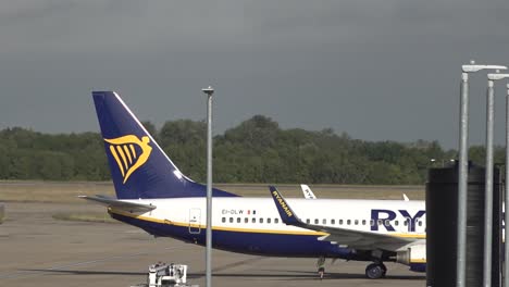 Ryan-Air-plane-on-the-run-way-at-Stansted-Airport-in-the-United-Kingdom