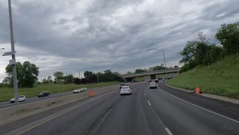 POV:-Driving-on-the-highway-of-Chicago-Illinois