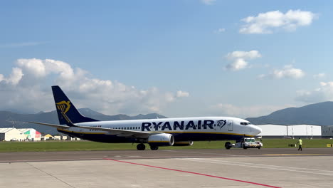 Ryanair-aeroplane-in-beautiful-European-airport