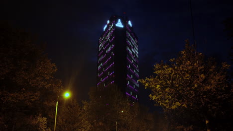 Lapso-De-Tiempo-De-La-Torre-Ana,-Bucarest,-Rumania