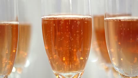 Close-Up-Shot-Of-Sparkling-Champaign-Glasses-With-Bubbles