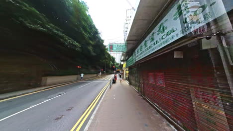 Hyperlapse-Zu-Fuß-Durch-Den-Western-District-Von-Sai-Wan-In-Hongkong