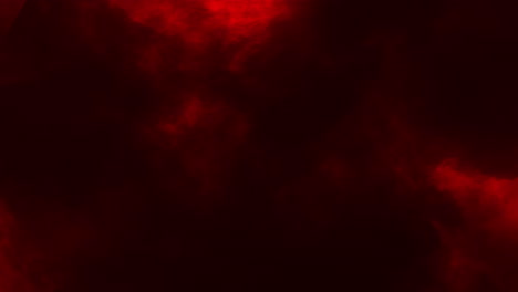 Böser-Roter-Blitz-In-Zeitlupe-Schlägt-Unter-Dicken,-Wirbelnden-Dunklen-Gewitterwolken-4k-Ein