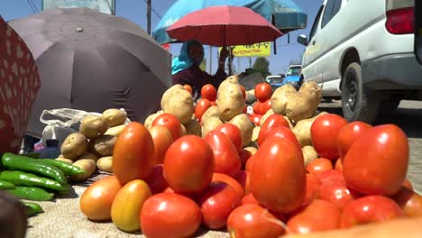 Verschiedene-Aufnahmen-Eines-Lokalen-Marktes-Am-Rande-Von-Addis-Abeba,-äthiopien