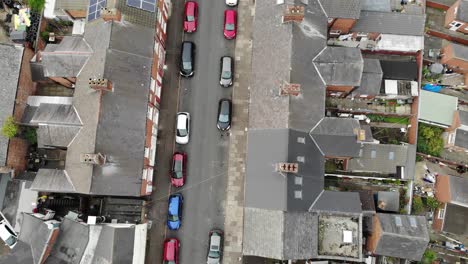 Drohne-Erschoss-Häuser-In-East-Leicester,-Großbritannien.-01.10.22