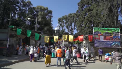 Tomas-De-La-Calle-De-Addis-Abeba,-Etiopía