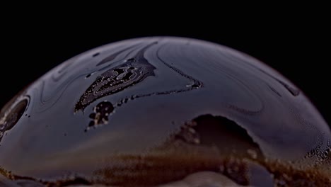 Closeup-of-a-bubble-with-templates-in-it-and-animation-for-example-for-backgrounds