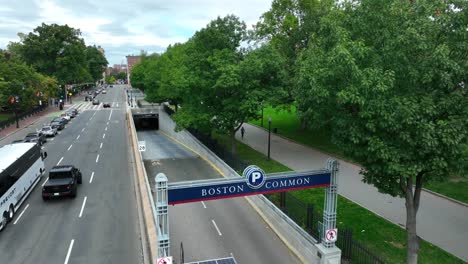 Boston-Common-sign-for-underground-parking