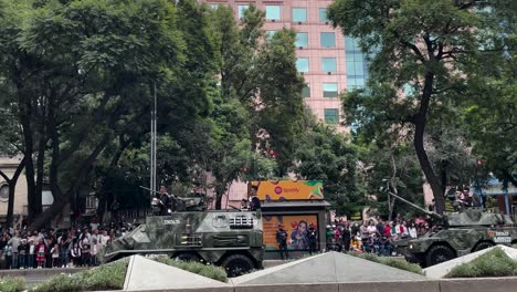 shot-of-the-advance-of-new-armored-tanks-during-the-parade-of-the-mexican-army-in-mexico-city