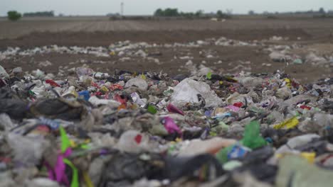 Wide-view-of-non-recyclable-waste-dumped-in-a-landfill