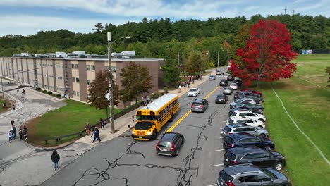 Aerial-drone-videography-of-school-transportation