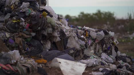 Close-up.-handheld-view-of-waste-in-a-landfill
