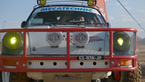 Classic-Porsche-Rally-Car-Driving-Offroad-In-A-Dakar-Rally-Event