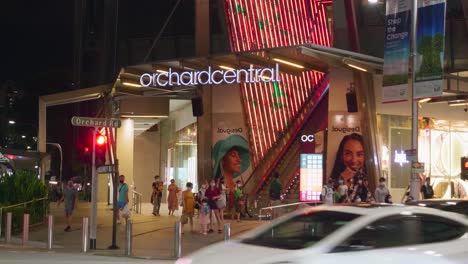 Facade-and-entrance-of-Orchard-Central-Shopping-mall-with-retail-experience