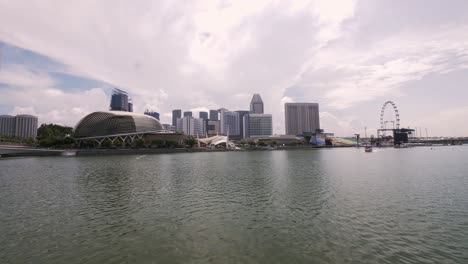 View-of-Esplanade-Concert-Hall-and-Modern-Skyscrapers-Near-Marina-Bay