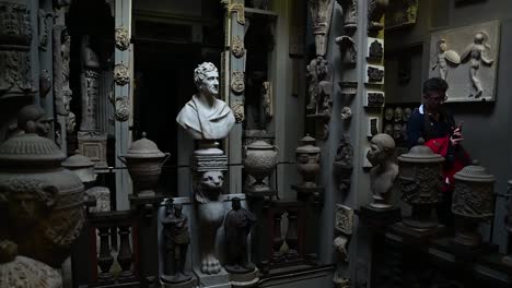 Beautiful-view-from-within-Sir-John-Soane's-Museum,-London,-United-Kingdom
