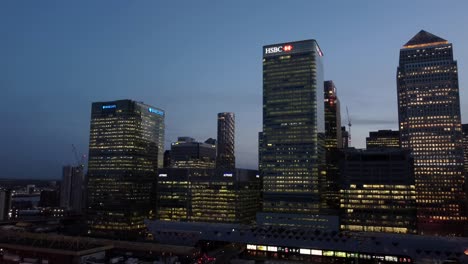 Drone-shot-bank-skyscrapers-in-London