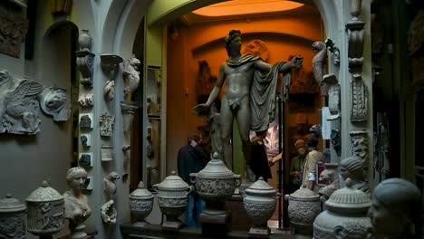 Classical-sculpture-within-Sir-John-Soane's-Museum,-London,-United-Kingdom