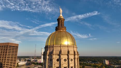 Statue-atop-Capitol-dome-in-Atlanta-Georgia